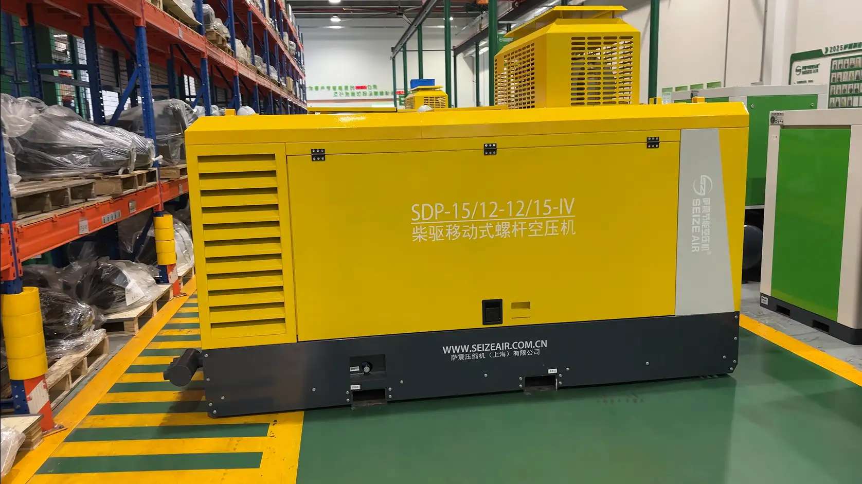 Máy nén khí di động Diesel độ cao cao Máy nén khí di động Diesel độ cao cao