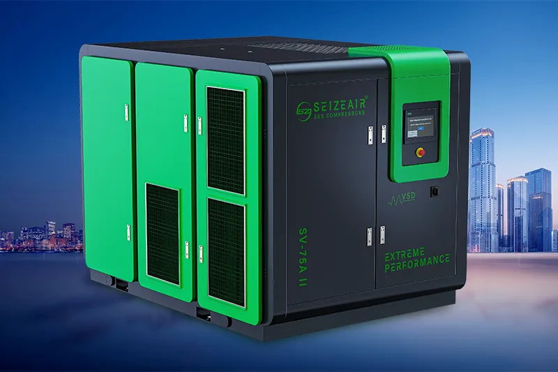 Máy nén khí trục vít hai tầng PM VSD